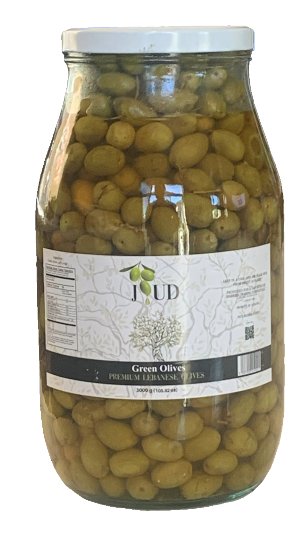 Joud Green Olives, 6.6lbs